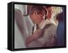 Senator Robert F. Kennedy and Wife During Campaigning in Indiana Presidential Primary-null-Framed Stretched Canvas