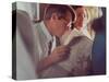 Senator Robert F. Kennedy and Wife During Campaigning in Indiana Presidential Primary-null-Stretched Canvas