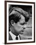 Senator Robert F. Kennedy Arriving at La Guardia Airport-Loomis Dean-Framed Photographic Print