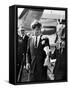 Senator Robert F. Kennedy at Airport During Campaign Trip to Help Election of Local Democrats-Bill Eppridge-Framed Stretched Canvas