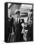 Senator Robert F. Kennedy at Airport During Campaign Trip to Help Election of Local Democrats-Bill Eppridge-Framed Stretched Canvas