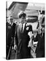 Senator Robert F. Kennedy at Airport During Campaign Trip to Help Election of Local Democrats-Bill Eppridge-Stretched Canvas