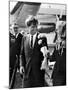 Senator Robert F. Kennedy at Airport During Campaign Trip to Help Election of Local Democrats-Bill Eppridge-Mounted Photographic Print