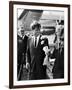 Senator Robert F. Kennedy at Airport During Campaign Trip to Help Election of Local Democrats-Bill Eppridge-Framed Photographic Print