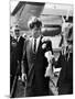 Senator Robert F. Kennedy at Airport During Campaign Trip to Help Election of Local Democrats-Bill Eppridge-Mounted Photographic Print