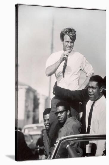 Senator Robert F. Kennedy Campaigning During the California Primary-Bill Eppridge-Stretched Canvas