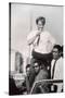 Senator Robert F. Kennedy Campaigning During the California Primary-Bill Eppridge-Stretched Canvas