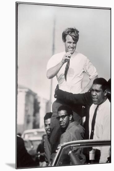 Senator Robert F. Kennedy Campaigning During the California Primary-Bill Eppridge-Mounted Premium Photographic Print