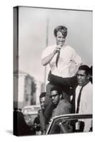Senator Robert F. Kennedy Campaigning During the California Primary-Bill Eppridge-Stretched Canvas