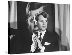 Senator Robert F. Kennedy Campaigning For Local Democrats-Bill Eppridge-Stretched Canvas