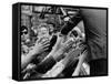 Senator Robert F. Kennedy Campaigning in Indiana During Presidential Primary-Bill Eppridge-Framed Stretched Canvas