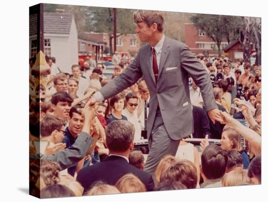 Senator Robert F. Kennedy Campaigning in Indiana Presidential Primary-null-Stretched Canvas