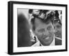 Senator Robert F. Kennedy During Campaign Trip to Help Election of Local Democrats-Bill Eppridge-Framed Photographic Print