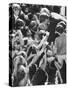 Senator Robert F. Kennedy Mobbed by Youthful Admirers During Campaign-Bill Eppridge-Stretched Canvas