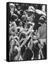 Senator Robert F. Kennedy Mobbed by Youthful Admirers During Campaign-Bill Eppridge-Framed Stretched Canvas