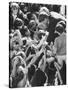 Senator Robert F. Kennedy Mobbed by Youthful Admirers During Campaign-Bill Eppridge-Stretched Canvas