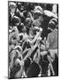 Senator Robert F. Kennedy Mobbed by Youthful Admirers During Campaign-Bill Eppridge-Mounted Photographic Print