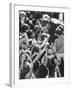 Senator Robert F. Kennedy Mobbed by Youthful Admirers During Campaign-Bill Eppridge-Framed Photographic Print