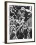 Senator Robert F. Kennedy Mobbed by Youthful Admirers During Campaign-Bill Eppridge-Framed Photographic Print