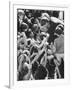 Senator Robert F. Kennedy Mobbed by Youthful Admirers During Campaign-Bill Eppridge-Framed Photographic Print