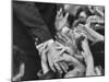 Senator Robert F. Kennedy Shaking Hands with Admirers During Campaigning-Bill Eppridge-Mounted Photographic Print