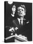 Senator Robert F. Kennedy Speaking at the University of Mississippi-Francis Miller-Stretched Canvas