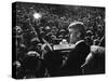 Senator Robert Kennedy and Wife Ethel Standing at Podium Just Prior to His Assassination-Bill Eppridge-Stretched Canvas