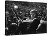 Senator Robert Kennedy and Wife Ethel Standing at Podium Just Prior to His Assassination-Bill Eppridge-Stretched Canvas