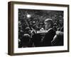 Senator Robert Kennedy and Wife Ethel Standing at Podium Just Prior to His Assassination-Bill Eppridge-Framed Photographic Print