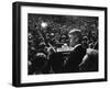 Senator Robert Kennedy and Wife Ethel Standing at Podium Just Prior to His Assassination-Bill Eppridge-Framed Photographic Print