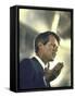 Senator Robert Kennedy on Campaign Trail During Presidential Primary Season-Bill Eppridge-Framed Stretched Canvas