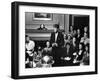 Senatorial Candidate John F. Kennedy, Attending Tea Party Given by Female Supporters-Yale Joel-Framed Photographic Print