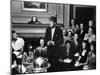 Senatorial Candidate John F. Kennedy, Attending Tea Party Given by Female Supporters-Yale Joel-Mounted Photographic Print