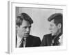 Senators Robert and John F. Kennedy, During a Senate Comm. Hearing Regarding the Kohler Strike-Ed Clark-Framed Photographic Print