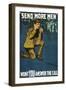 Send More Men, Won't You Answer the Call?, Pub. 1915-null-Framed Giclee Print