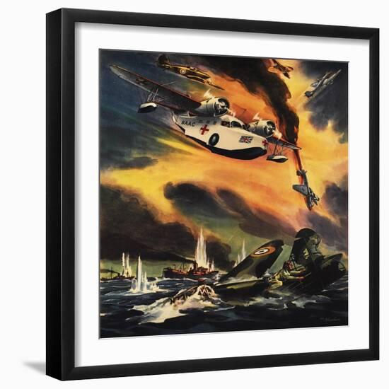 Send the Raf Ambulance Planes!-null-Framed Premium Giclee Print