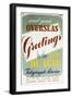 Send Your Overseas Greetings by the New Deluxe Telegraph Service-Sidney Graham-Framed Art Print