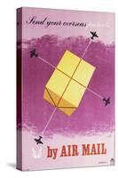 Send Your Overseas Parcels by Air Mail-Kenneth Farnhill-Stretched Canvas