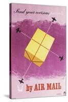 Send Your Overseas Parcels by Air Mail-Kenneth Farnhill-Stretched Canvas