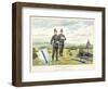 Sending a Semaphore Signal Using Flags, C1880-Geoffrey Douglas Giles-Framed Giclee Print