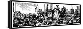 Seneca Falls Meeting, 1848-null-Framed Stretched Canvas