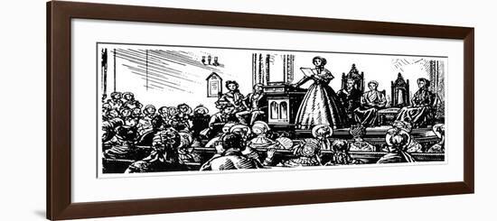 Seneca Falls Meeting, 1848-null-Framed Giclee Print