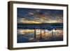 Seneca Lake Sunrise-Robert Lott-Framed Art Print