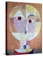 Senecio (detail)-Paul Klee-Stretched Canvas