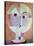 Senecio (detail)-Paul Klee-Stretched Canvas