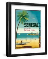 Senegal, Africa - Porte de L’Afrique Noire (Gateway to Sub-Saharan Africa)-Pacifica Island Art-Framed Art Print