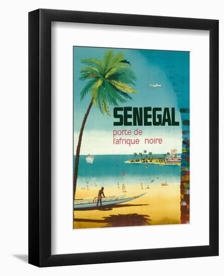 Senegal, Africa - Porte de L’Afrique Noire (Gateway to Sub-Saharan Africa)-Pacifica Island Art-Framed Art Print