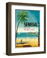 Senegal, Africa - Porte de L’Afrique Noire (Gateway to Sub-Saharan Africa)-Pacifica Island Art-Framed Art Print