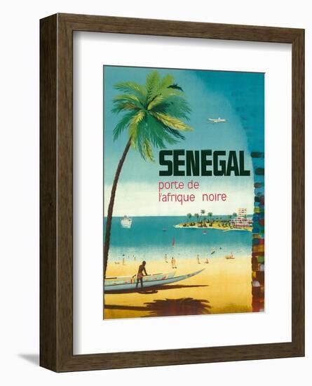 Senegal, Africa - Porte de L’Afrique Noire (Gateway to Sub-Saharan Africa)-Pacifica Island Art-Framed Art Print