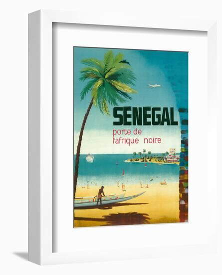 Senegal, Africa - Porte de L’Afrique Noire (Gateway to Sub-Saharan Africa)-Pacifica Island Art-Framed Art Print